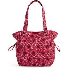 Vera Bradley Damen Geldbörse, Glenna-Design Handtasche, Imperial Hearts Red – recycelte Baumwolle, Einheitsgröße