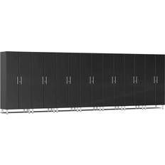 Black Wall Cabinets 7-Piece Garage Kit Wall Cabinet