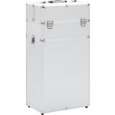 vidaXL Make-up Trolley Aluminium Case Cosmetic Suitcase