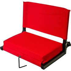 American Furniture Classics Outdoor Leisure Products Folding Stadium Seat Red XL