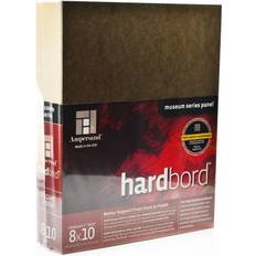 Canvas Ampersand Cradled Hardboard, 8" x 10" 2" Brown