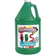 Colorations Washable Glitter Paint Green 1 Gallon