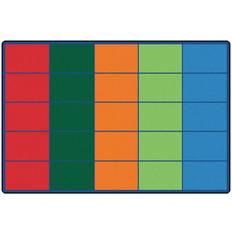 Carpets for Kids 4025 Colorful Rows Seating Rug