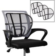 Ergonomic Office Supplies Mind Reader Harmony Collection Ergonomic Lower Back Support Mesh