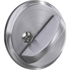 Door, Window & Furniture Hardware Schlage B80 626 134 N N SL One-Sided Deadbolt, Satin Chrome,2.5