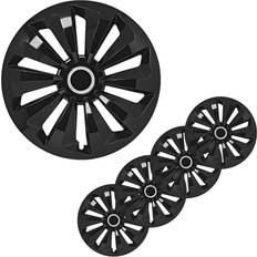 Proplus Wheel Covers Fox Black 14 4 pcs