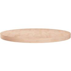 vidaXL Brown, Solid Wood Oak Round Bordplate 70cm