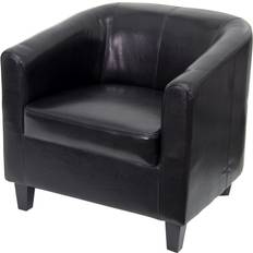 Black Office Chairs Flash Furniture Black Leather Guest Office Chair