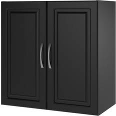 Black Wall Cabinets Ameriwood Home SystemBuild Kendall Wall Cabinet