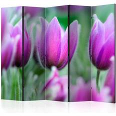 Arkiio Purple spring tulips II Romavdeler 225x172cm