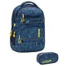 Wave Infinity Schulrucksack-Set 2tlg Electrify