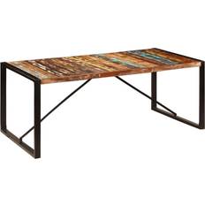 Solid wood dining room tables vidaXL 200x100x75 Altholz Massiv Esstisch