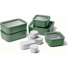 Plastic Kitchen Containers Caraway 14-Piece Food Set Kitchen Container