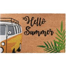 National Tree Company Summer Coir Doormat Brown, Green, Yellow