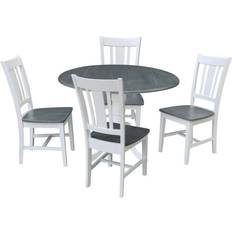 International Concepts 42" Dual Drop Leaf Dining Set 5