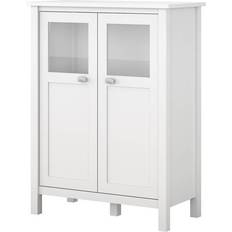 White Liquor Cabinets Bush Broadview Collection Liquor Cabinet