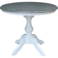 Furniture International Concepts 36" Round Top Pedestal Dining Table