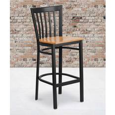 Natural Bar Stools Flash Furniture HERCULES Series Bar Stool