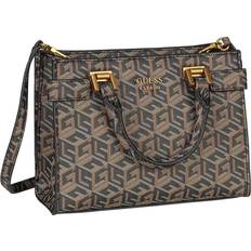 GUESS Katey Canvas Mini Satchel, Nero, One Size, Katey Mini Satchel : GUESS:  : Clothing, Shoes & Accessories