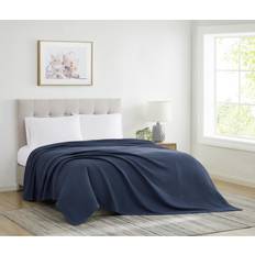 Cotton Blankets Cannon Heritage Waffle Blankets Blue (228.6x172.72)
