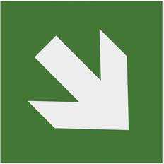 Grün Hinweisschilder Metafranc Hinweisschild Symbol: Richtungspfeil schräg