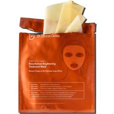 Vitamin C Facial Masks Dr Dennis Gross Skincare Vitamin C and Lactic Biocellulose Brightening Treatment Mask 10ml