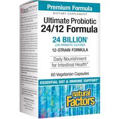 Natural Factors Ultimate Probiotic 24/12 Formula, Supplement to Support Digestive Immune Health 60
