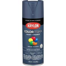 Spray paint for wood ColorMaxx 12 Satin Spray Paint, Oxford Blue