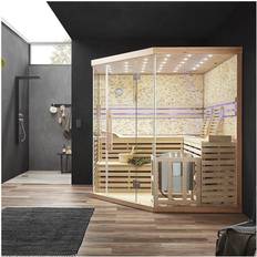 Home Deluxe Saunas Home Deluxe Traditionelle Sauna SKYLINE BIG XL mit Kunststeinwand