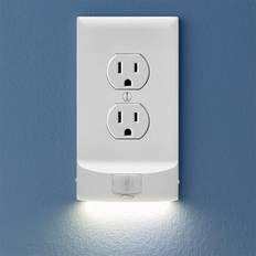 SnapPower MotionLight Duplex Outlet Wall Plate White