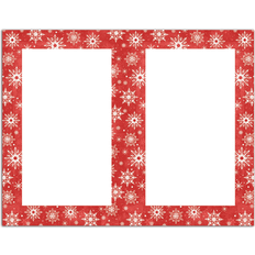 Great PapersÂ Holiday Invitations Snowy Flakes, 2Up, MultiPack 20102936