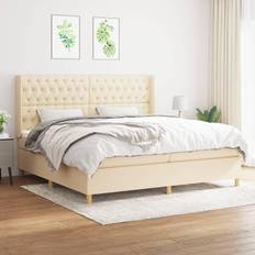 200 cm Boxspringbetten reduziert vidaXL madras stof Kontinentalseng