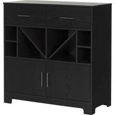 Black Liquor Cabinets South Shore Vietti Bar Liquor Cabinet