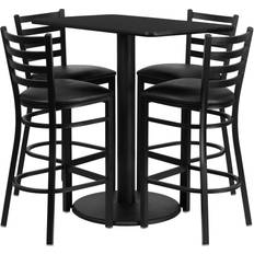 Tables Flash Furniture Jamie 24'' 42'' Rectangular Laminate Bar Table