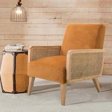 Natural Armchairs 14 Karat Home JAYDEN CREATION Delphine Cane Armchair