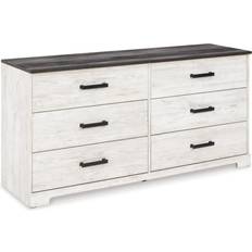 Gray Chest of Drawers Ashley Shawburn 6 Drawers Chest of Drawer 59x28.8"