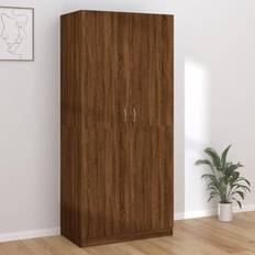 Brune Klesoppbevaring vidaXL brown oak Brown Engineered Garderobe