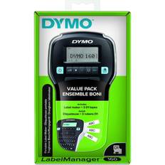 Etikettskriver Merkemaskiner & Etiketter Dymo LabelManager 160 Starter Kit with 3 Rolls D1 Label Tape