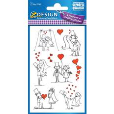 AVERY Zweckform Z-Design Sticker 76x120mm Papier Bogen
