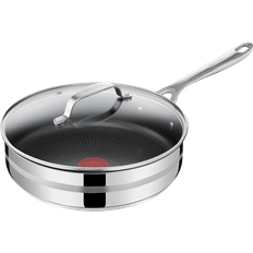 Tefal E31033 Jamie Oliver Smart Schmorpfanne Edelstahl med lock