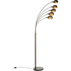 QAZQA Design-Stehlampe dunkelbronze Bodenlampe