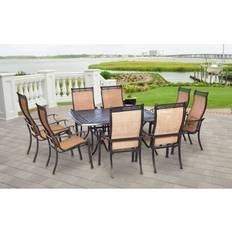 Hanover MANDN9PCSQ Patio Dining Set