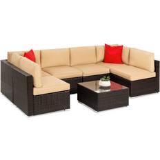 Outdoor Lounge Sets Best Choice Products Sectional Outdoor Lounge Set