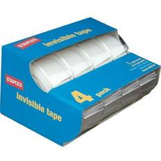 Staples Desk Tape & Tape Dispensers Staples Invisible Caddies, 3/4" 11.1 yds, 4/Pack 52384-P4D