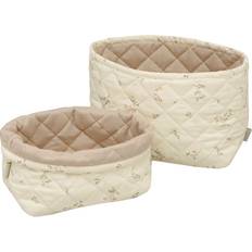 Cam Cam Copenhagen Quilted Storage Basket 2-pack Ashley, Latte