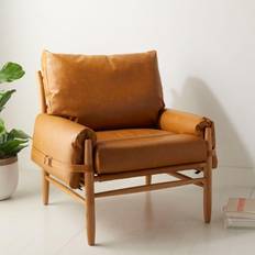 Natural Armchairs Safavieh ACH4509A Oslo Mid Armchair