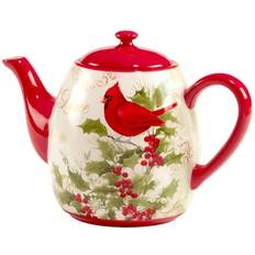 Red Teapots Certified International Winter's Medley 40 Multi Teapot