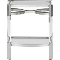 Modern glass end tables Ashley Signature Chaseton Modern Glam Small Table