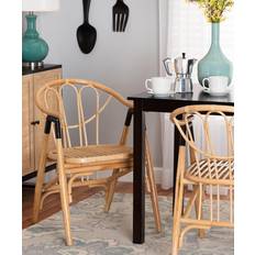 Natural Kitchen Chairs Baxton Studio Cyntia Modern Kitchen Chair