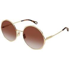 SONNENBRILLE HONORE Metallic Gold. Metallic Gold